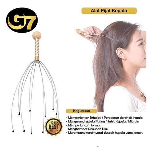 Jual Alat Pijat Kepala Gurita Bokoma Original Stainless Steel Alat