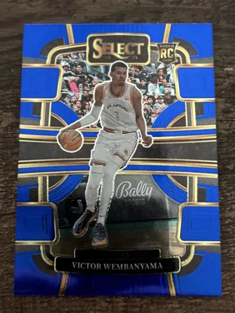 Select Victor Wembanyama Blue Rookie Concourse Rc Eur