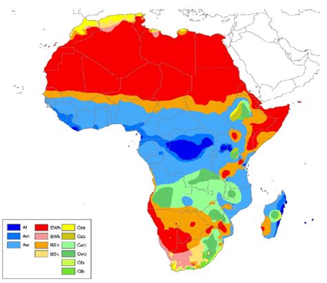 Climate Map Of North Africa