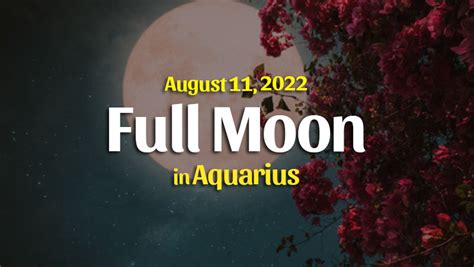 Full Moon In Aquarius Horoscopes August Horoscopeoftoday