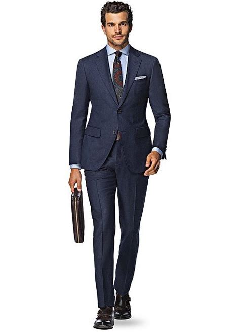 Suit Blue Plain Napoli P Suitsupply Online Store Mens Office