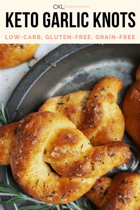 Keto Garlic Knots With Rosemary Clean Keto Lifestyle Recipe Keto