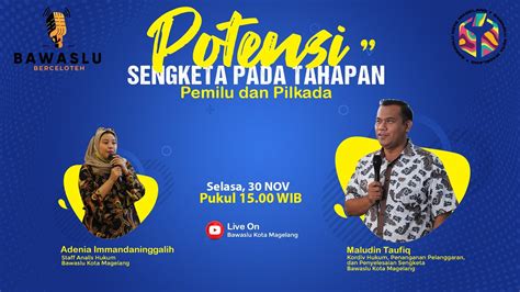 Bawaslu Berceloteh Potensi Sengketa Pada Tahapan Pemilu Dan Pilkada