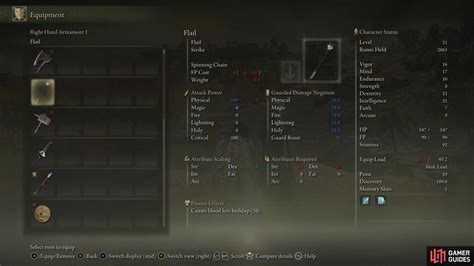 Weapons Flail Elden Ring Shadow Of The Erdtree Database Gamer