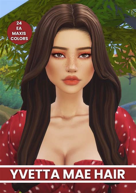 YVETTA MAE HAIR Lady Simmer Sims Hair Sims 4 Characters Sims 4