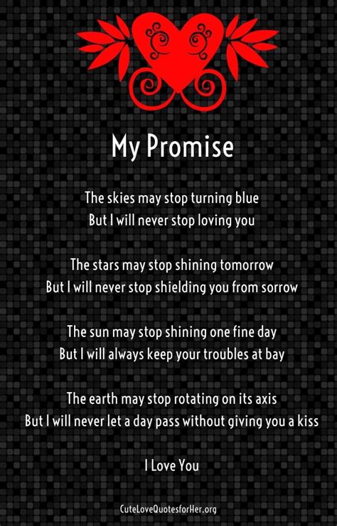 I Will Love You Forever Poems For Him Beautiful Quotes