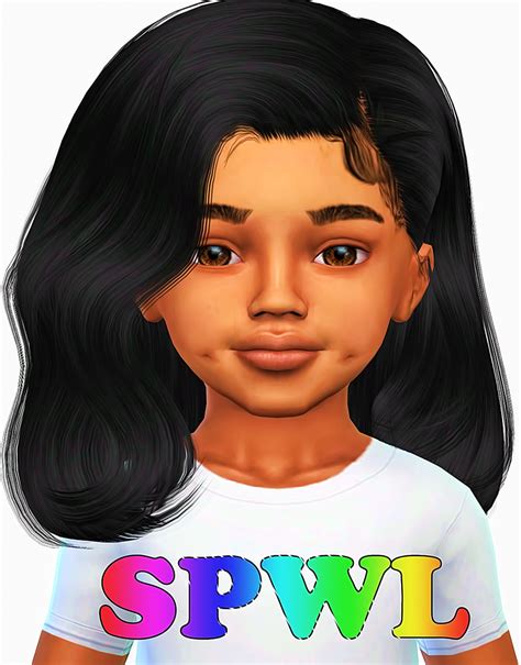 Lana CC Finds - sheplayswithlifeee: ⭐️💫A Few SPWL Child to... | Sims 4 toddler, Toddler hair ...