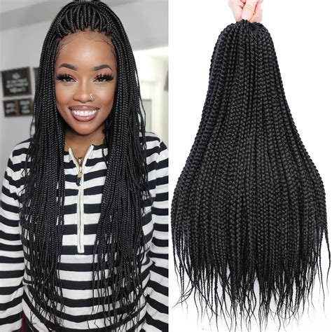 Buy Box Braids Crochet Hair 20 Inch Crochet Braids Pre Looped Crochet