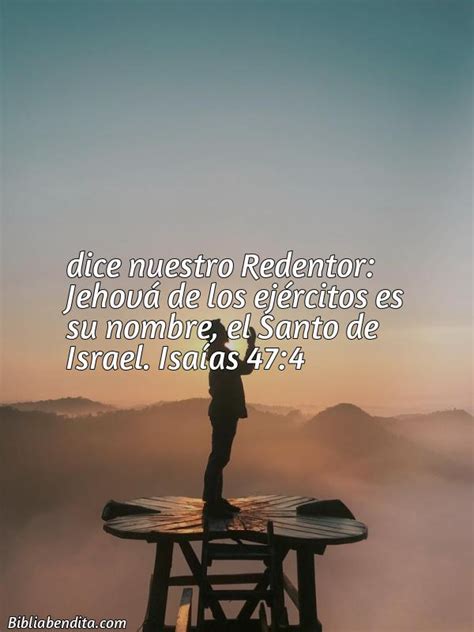 Explicación Isaías 47 4 dice nuestro Redentor Jehová de los