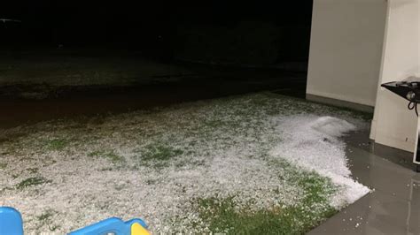 Australian Weather Giant Hail Storms Hit Queensland Cold Front In Victoria Au