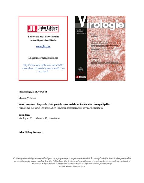 Tests Virologiques Dans Les H Patites B Et C John Libbey Eurotext