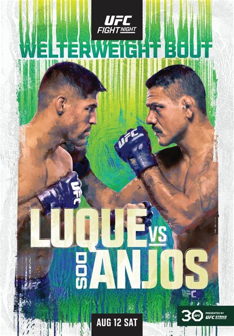 Ufc On Espn 51 Dos Anjos Vs Luque Ufc Fans