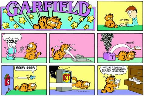 Garfield Eating Comics