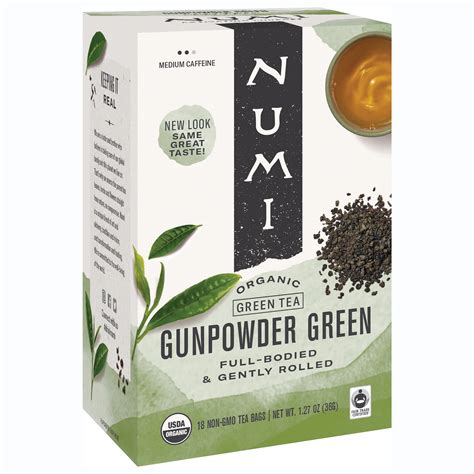 Numi Organic Tea Gunpowder Green Tea Bags Shop Tea At H E B