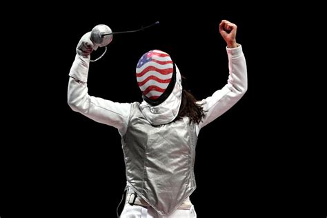 Olympic fencing: Lee Kiefer wins USA's first-ever gold in individual foil | Olympic fencing ...