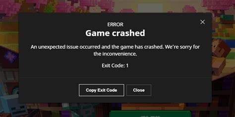 Game Crashing Rminecraft