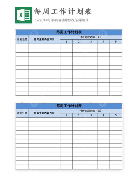 Plantilla De Tabla De Tareas Excel