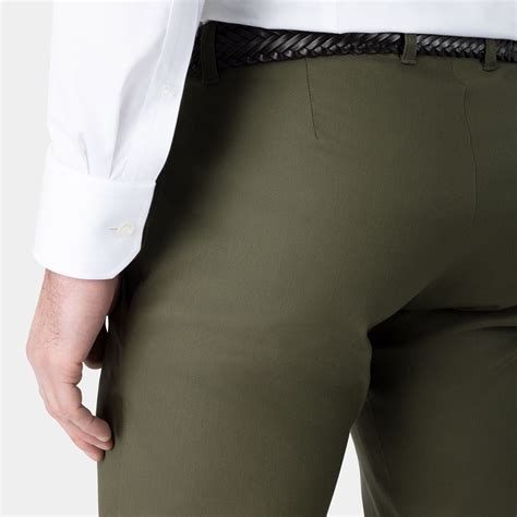 Olive Stretch Chinos Tailor Store