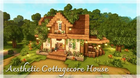 Minecraft Aesthetic Cottagecore House Tutorial