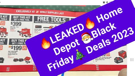 Leaked New Home Depot Black Friday Holiday Deals Youtube