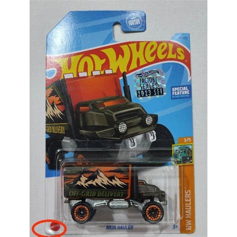 Hot Wheels Baja Hauler Factory Sealed Minor Softcorners Card Shopee Malaysia