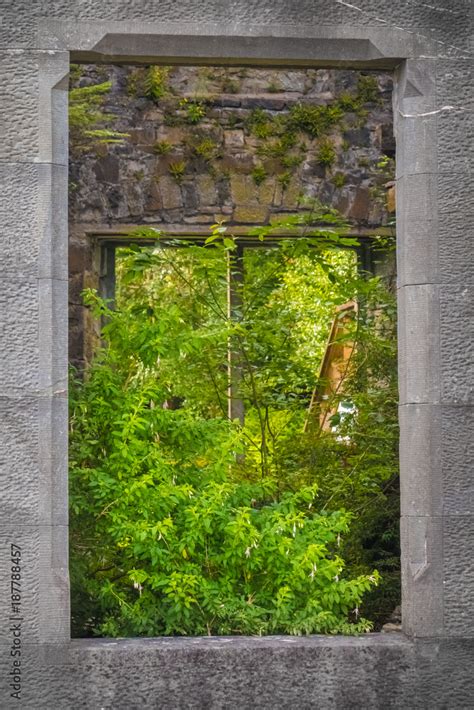 Ruins of Armadale Castle, a ruined country house in Armadale, Isle of ...