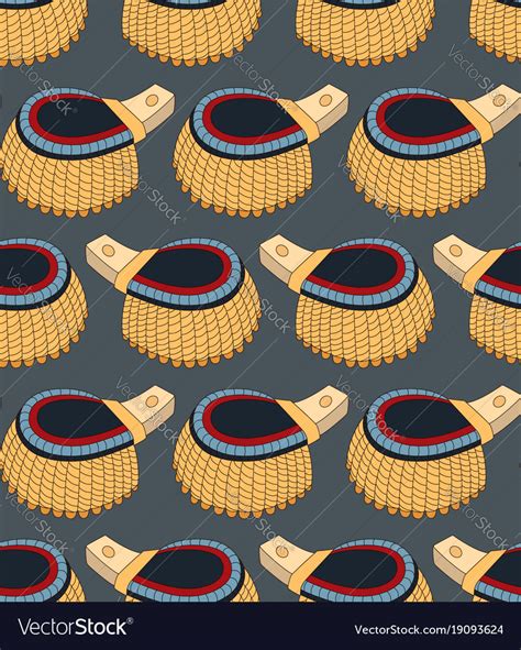 Seamless pattern with epaulettes Royalty Free Vector Image