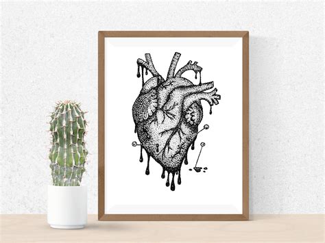 Anatomical Heart Svg Cardiac Svg Medical Heart Silhouette Anatomical