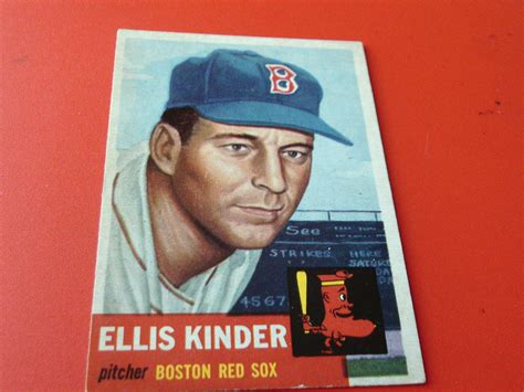 Topps Ellis Kinder Boston Sp Ex Ebay