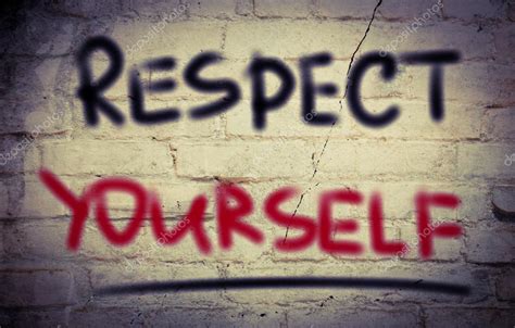 Respect Yourself Concept — Stock Photo © nevenova #47870503