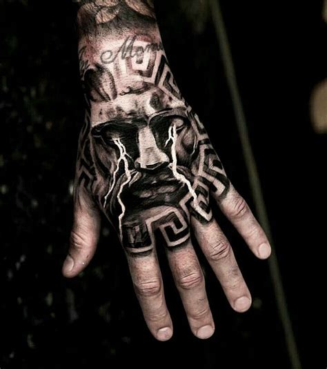 Greek Culture Tattoo On The Hand Greek God Greece Greektattoo