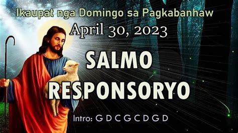 Salmo Responsoryo April 30 2023 With Chords YouTube