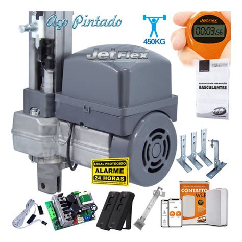 Kit Motor Wifi Ppa Basculante 2m Jet Flex 1 2 Hp Sup 450kg Meg