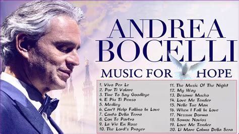 Andrea Bocelli Greatest Hits Full Album The Best Songs Of Andrea Bocelli Youtube