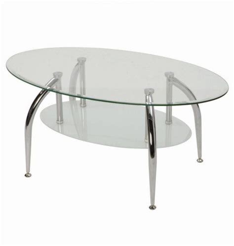 10 Photos Glass Oval Coffee Table