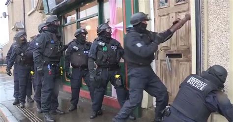 Dramatic Video Shows Drugs Police Smash Their Way Through A Door And