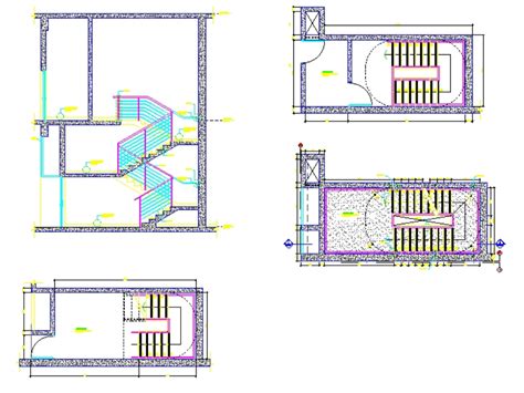 Detalhe Da Escada Em Autocad Baixar Cad Gr Tis Mb Bibliocad