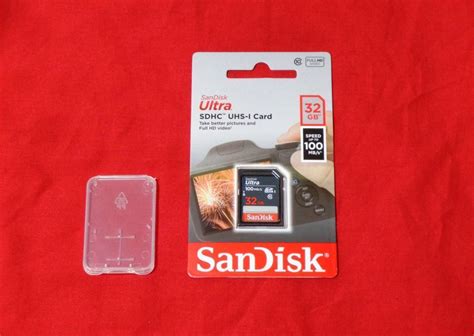 【未使用】【送料無料】 新品未開封品 32gb Sandisk Sdカード ＋ クリアケースセット サンディスク Sdhc規格）の落札情報詳細 ヤフオク落札価格検索 オークフリー