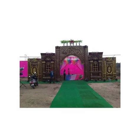 Golden Fiber Wedding Stage At Rs Sq Ft In Saharanpur Id