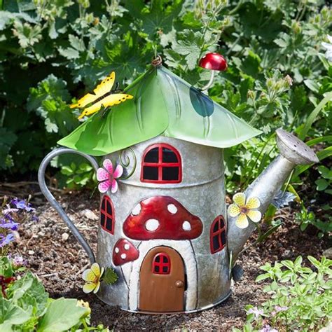 Magical Watering World Fairy House Metal Terra Nova Fairy Garden