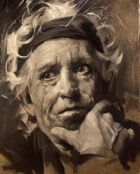 Classical Realism Inspired | Portrait, Portrait painting, Keith richards