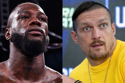 Boxing Deontay Wilder Accuses Terrified Oleksandr Usyk Of Turning Down