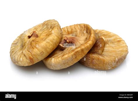 Dried Figs Isolated On White Background Stock Photo Alamy