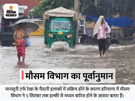 Monsoon In Haryana Rewari And Some Districts Of South Haryana Received