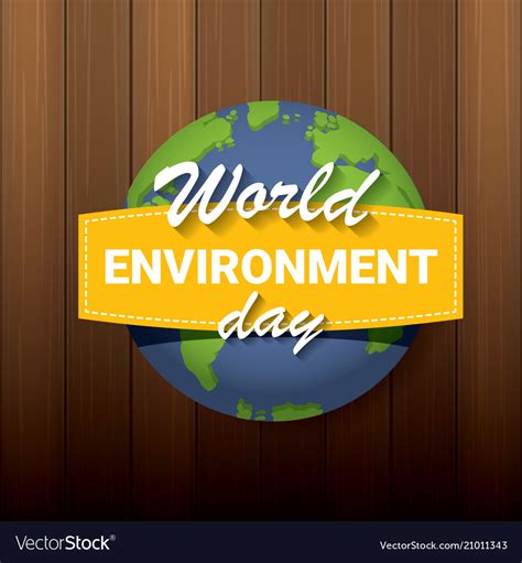 5 June Celebration World Environment Day Vector Image