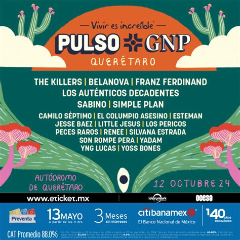 Chilango The Killers Belanova Y Franz Ferdinand Encabezan El Cartel