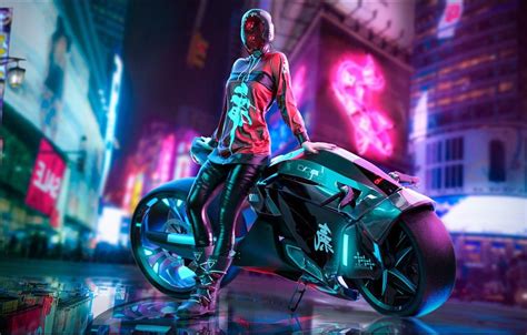 Neon Motorcycle Wallpapers Top Free Neon Motorcycle Backgrounds