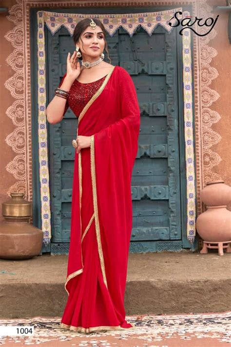 Saroj Femina Traditional Style Festival Formal Office Wear Georgette