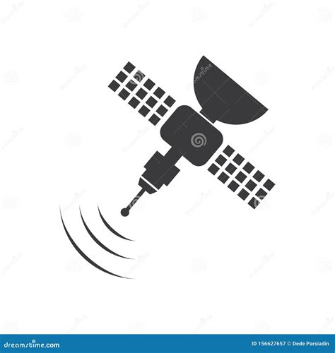 Satellite Icon Transmission Vector Illustration Stock Vector