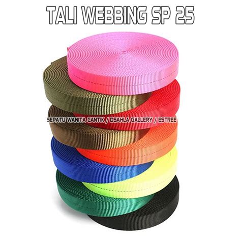 Jual Tali Webbing Cm Tebal Tabular Hammock Tas Nylon Tali Sling Belt